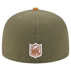 Cincinnati Bengals New Era Color Pack A-Frame 59FIFTY Fitted Hat Olive/Brown | NFL