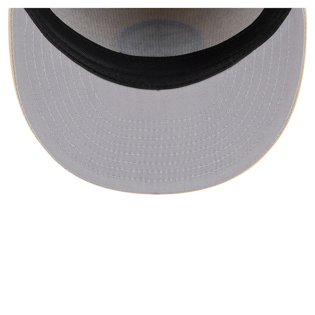 Pittsburgh Steelers New Era Two-Tone Color Pack Split Panel 59FIFTY Fitted Hat Light Beige/Olive | NFL