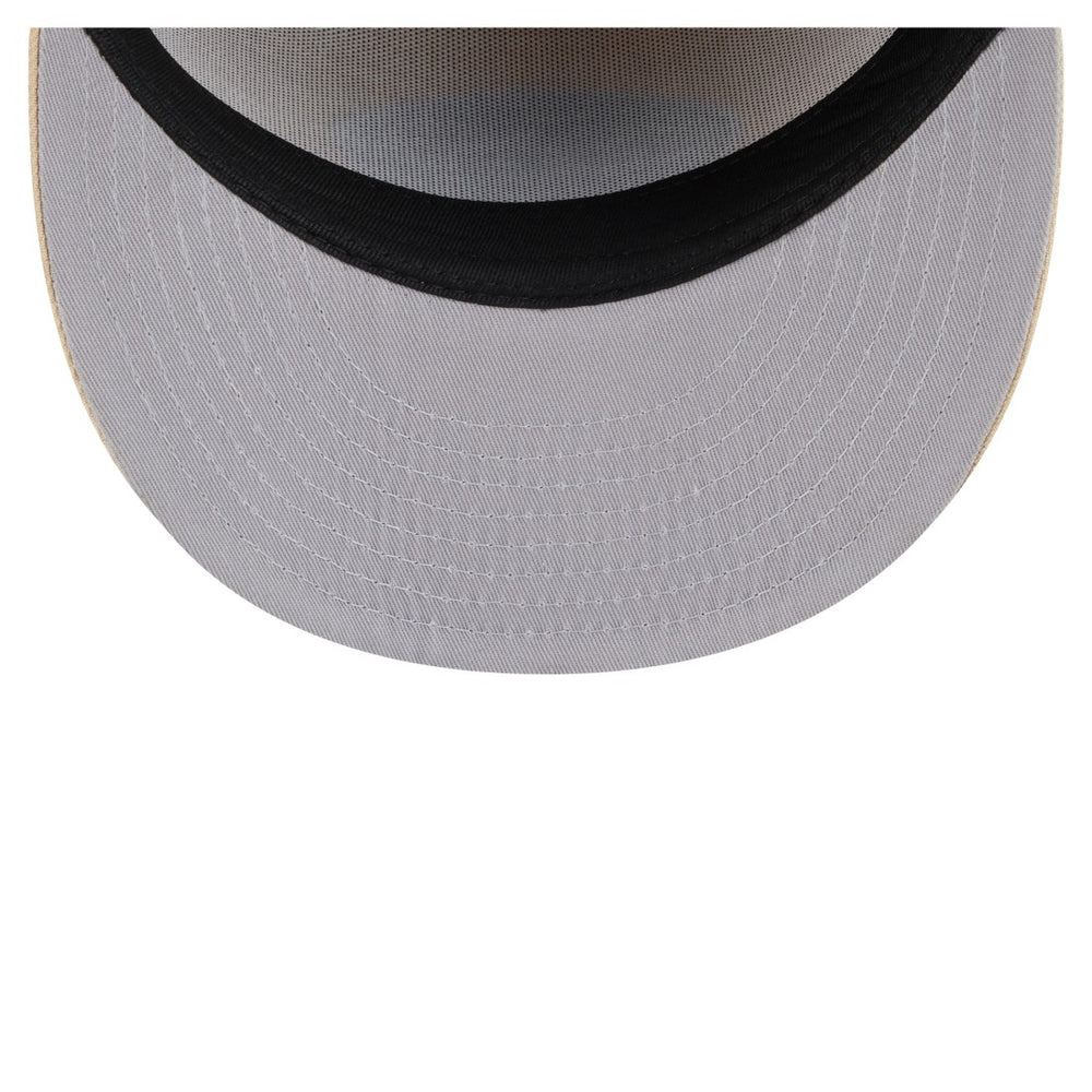 New York Jets New Era Two-Tone Color Pack Split Panel 59FIFTY Fitted Hat Light Beige/Olive | NFL