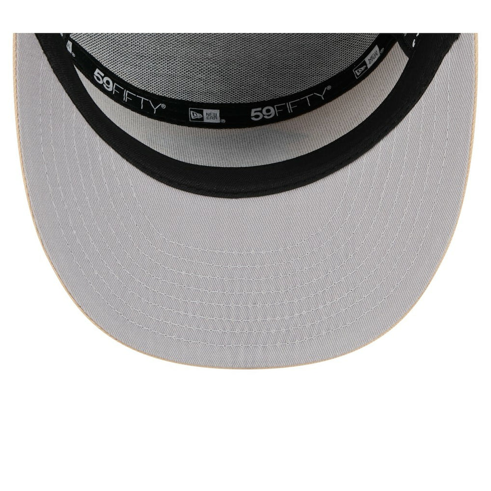 Atlanta Falcons New Era Color Pack Split Panel 59FIFTY Fitted Hat Light Beige/Olive | NFL