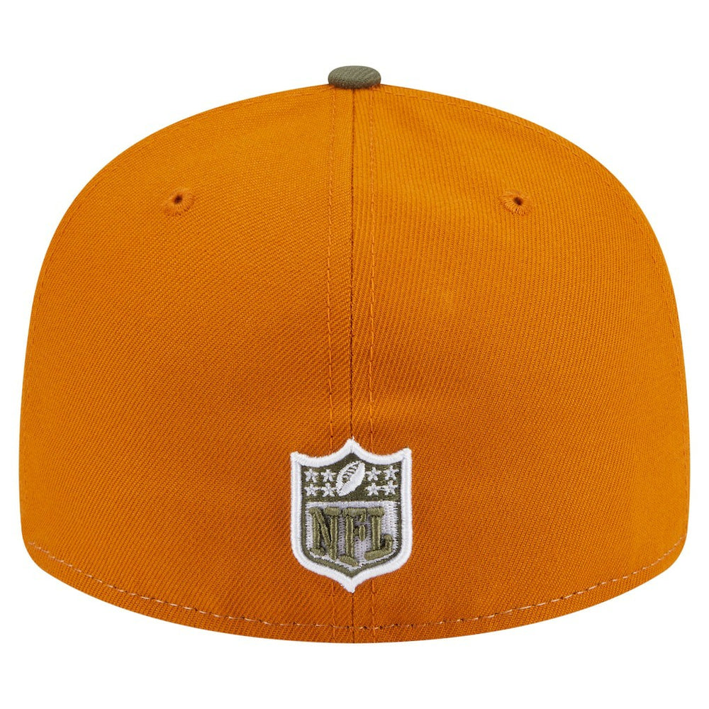 Pittsburgh Steelers New Era Two-Tone Color Pack Split Panel 59FIFTY Fitted Hat Olive/Brown | NFL