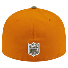 Pittsburgh Steelers New Era Two-Tone Color Pack Split Panel 59FIFTY Fitted Hat Olive/Brown | NFL
