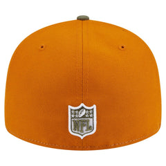 San Francisco 49ers New Era Two-Tone Color Pack Split Panel 59FIFTY Fitted Hat Olive/Brown | NFL