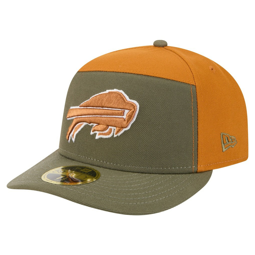 Buffalo Bills New Era Two-Tone Color Pack Split Panel 59FIFTY Fitted Hat Olive/Brown | NFL