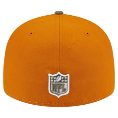 Detroit Lions New Era Two-Tone Color Pack Split Panel 59FIFTY Fitted Hat Olive/Brown | NFL