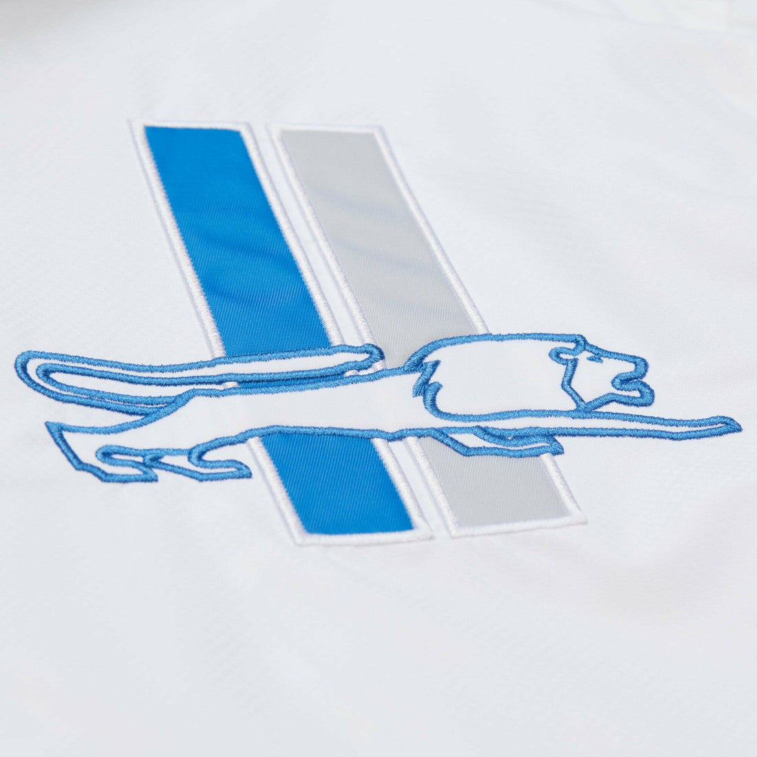 Detroit Lions Vintage Logo Coaches Full-Snap Hoodie Jacket White | Mitchell & Ness