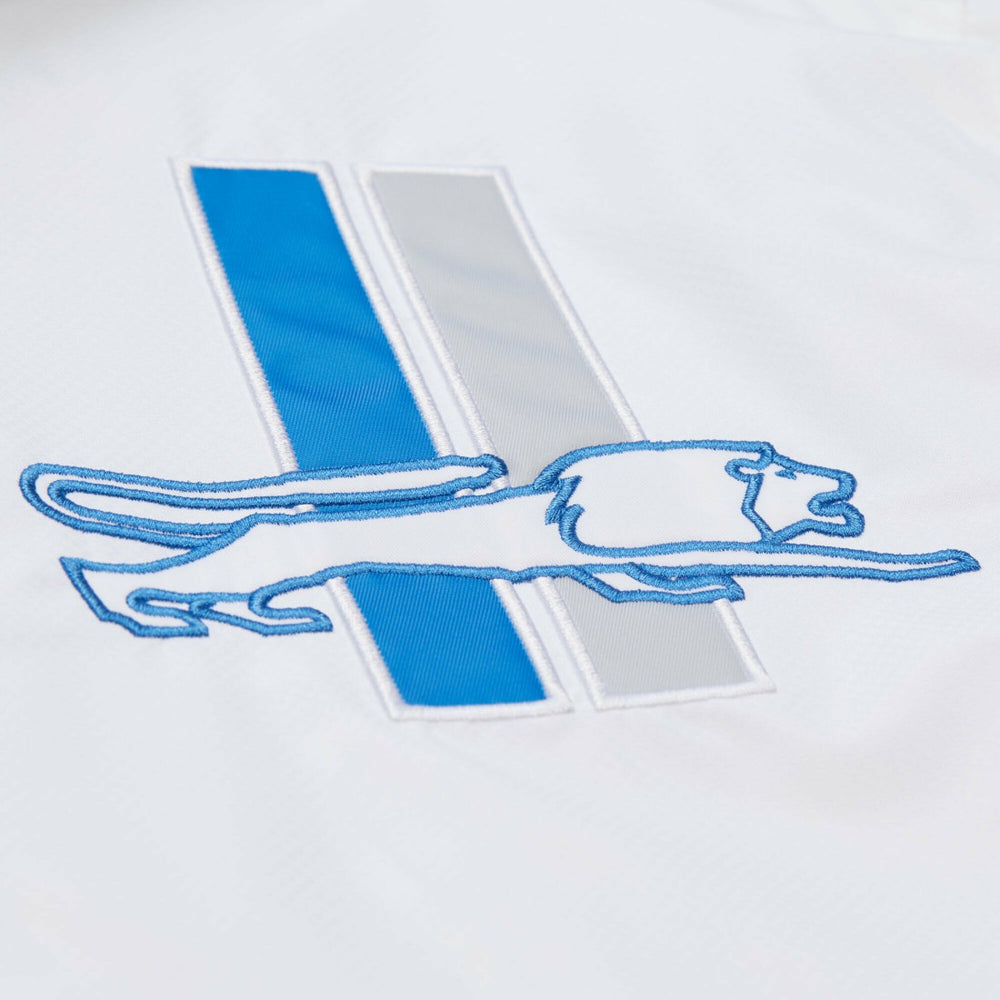 Detroit Lions Vintage Logo Coaches Full-Snap Hoodie Jacket White | Mitchell & Ness