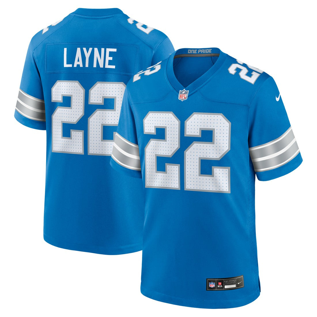 Bobby Layne Detroit Lions Retired Player Game Jersey Blue | Nike for Sale