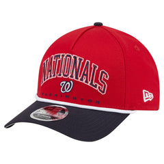 Washington Nationals New Era Arch 9FORTY A-Frame M-Crown Adjustable Hat - MLB