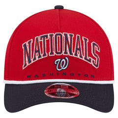 Washington Nationals New Era Arch 9FORTY A-Frame M-Crown Adjustable Hat - MLB