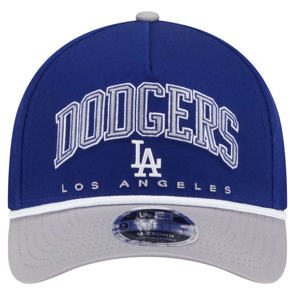 Los Angeles Dodgers New Era Arch 9FORTY A-Frame M-Crown Adjustable Hat - MLB