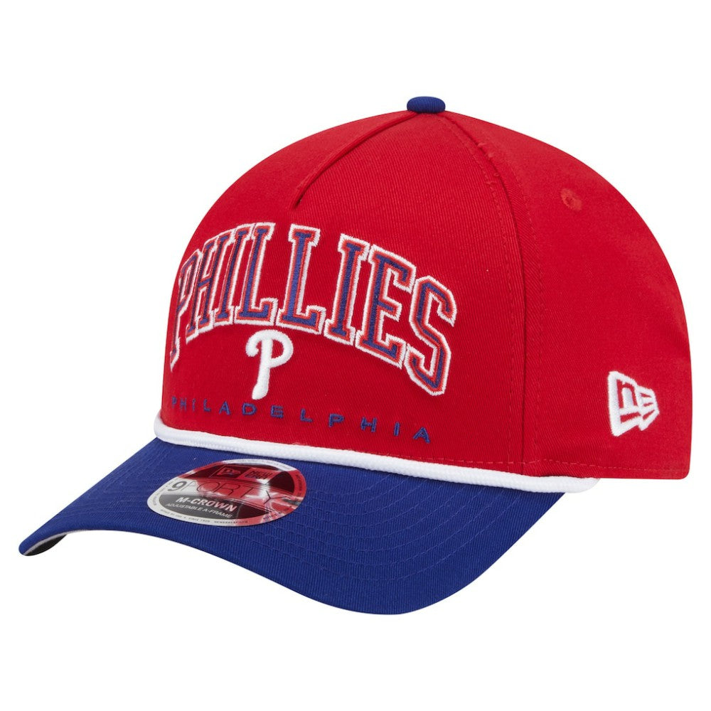 Philadelphia Phillies New Era Arch 9FORTY A-Frame M-Crown Adjustable Hat - MLB