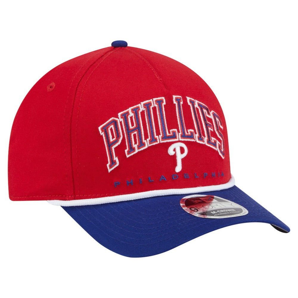 Philadelphia Phillies New Era Arch 9FORTY A-Frame M-Crown Adjustable Hat - MLB
