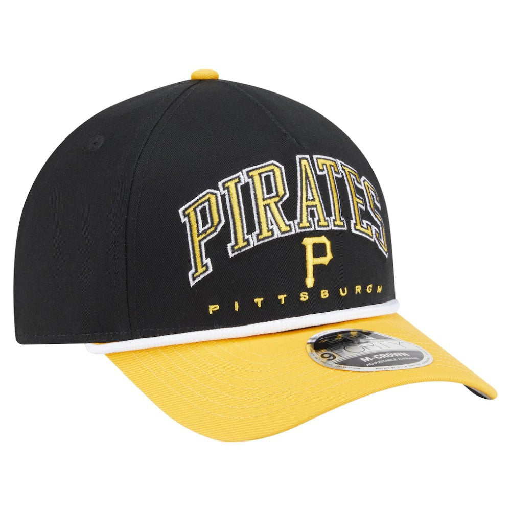 Pittsburgh Pirates New Era Arch 9FORTY A-Frame M-Crown Adjustable Hat - MLB