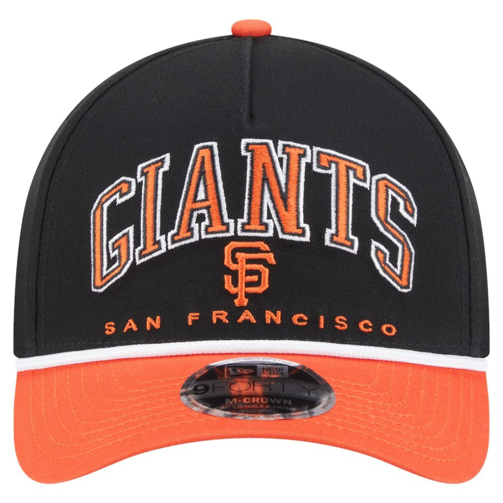 San Francisco Giants New Era Arch 9FORTY A-Frame M-Crown Adjustable Hat - MLB