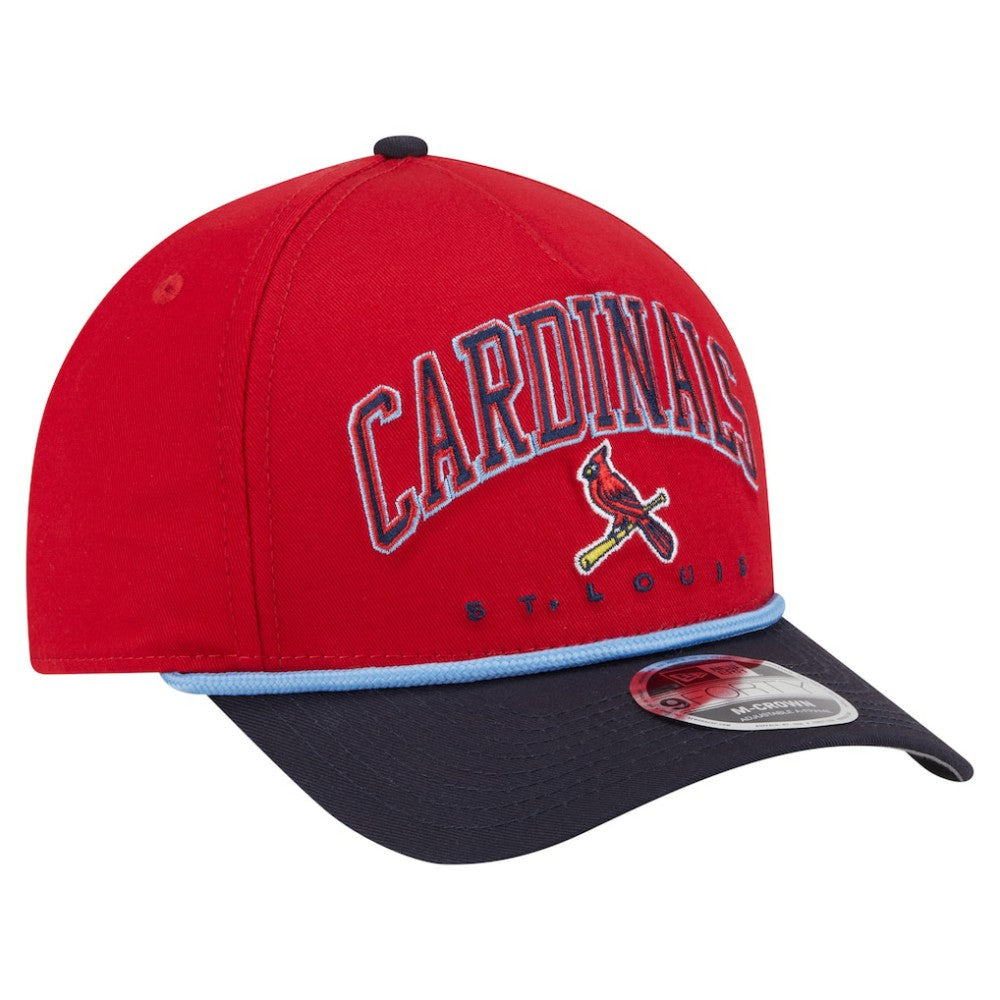 St. Louis Cardinals New Era Arch 9FORTY A-Frame M-Crown Adjustable Hat - MLB