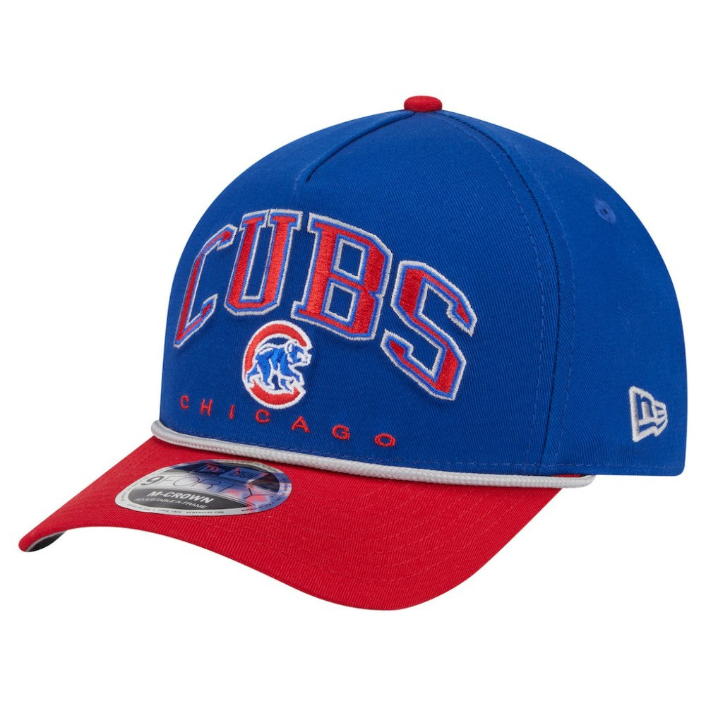 Chicago Cubs New Era Arch 9FORTY A-Frame M-Crown Adjustable Hat - MLB