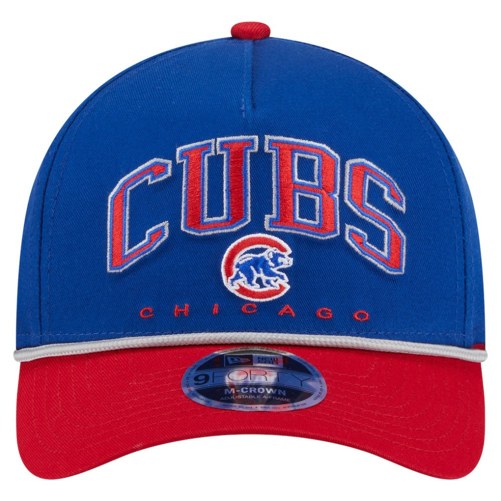 Chicago Cubs New Era Arch 9FORTY A-Frame M-Crown Adjustable Hat - MLB