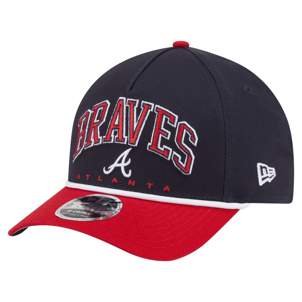 Atlanta Braves New Era Arch 9FORTY A-Frame M-Crown Adjustable Hat - MLB