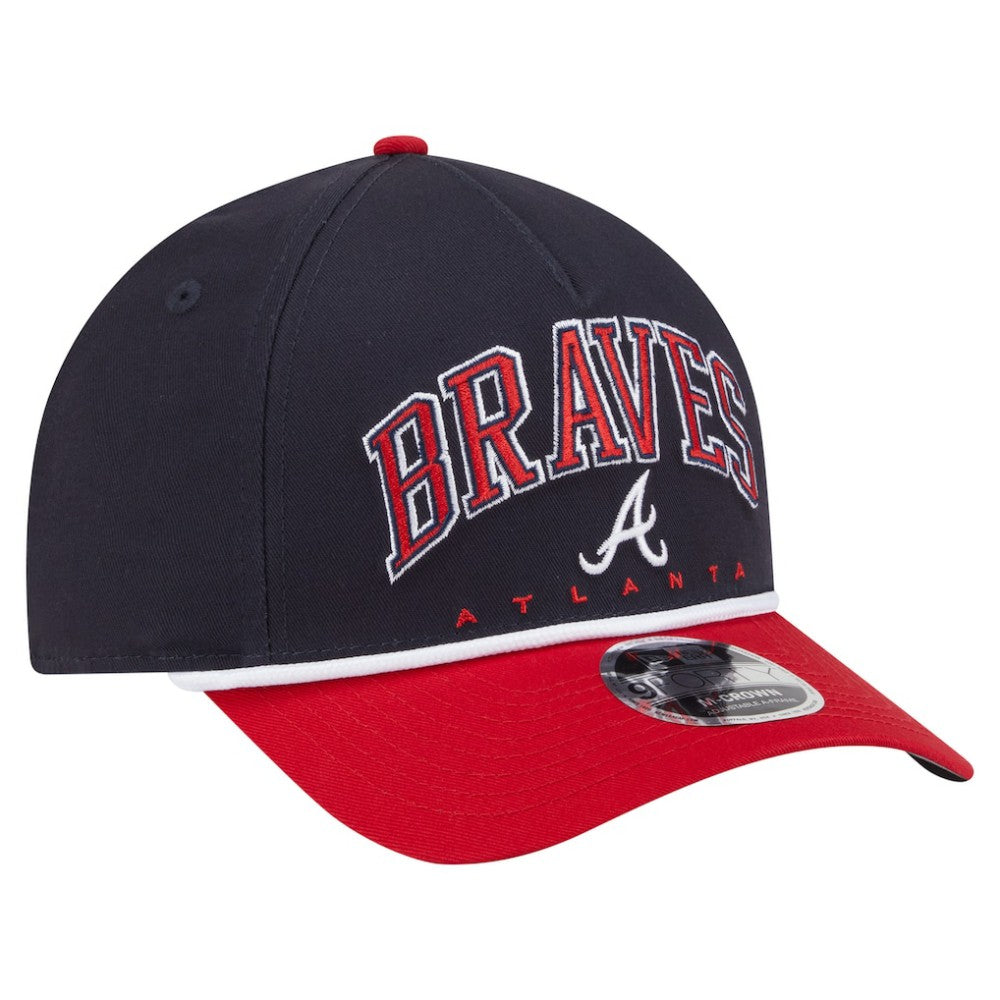 Atlanta Braves New Era Arch 9FORTY A-Frame M-Crown Adjustable Hat - MLB