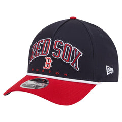 Boston Red Sox New Era Arch 9FORTY A-Frame M-Crown Adjustable Hat - MLB