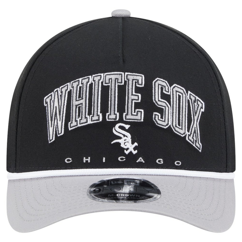 Chicago White Sox New Era Arch 9FORTY A-Frame M-Crown Adjustable Hat - MLB