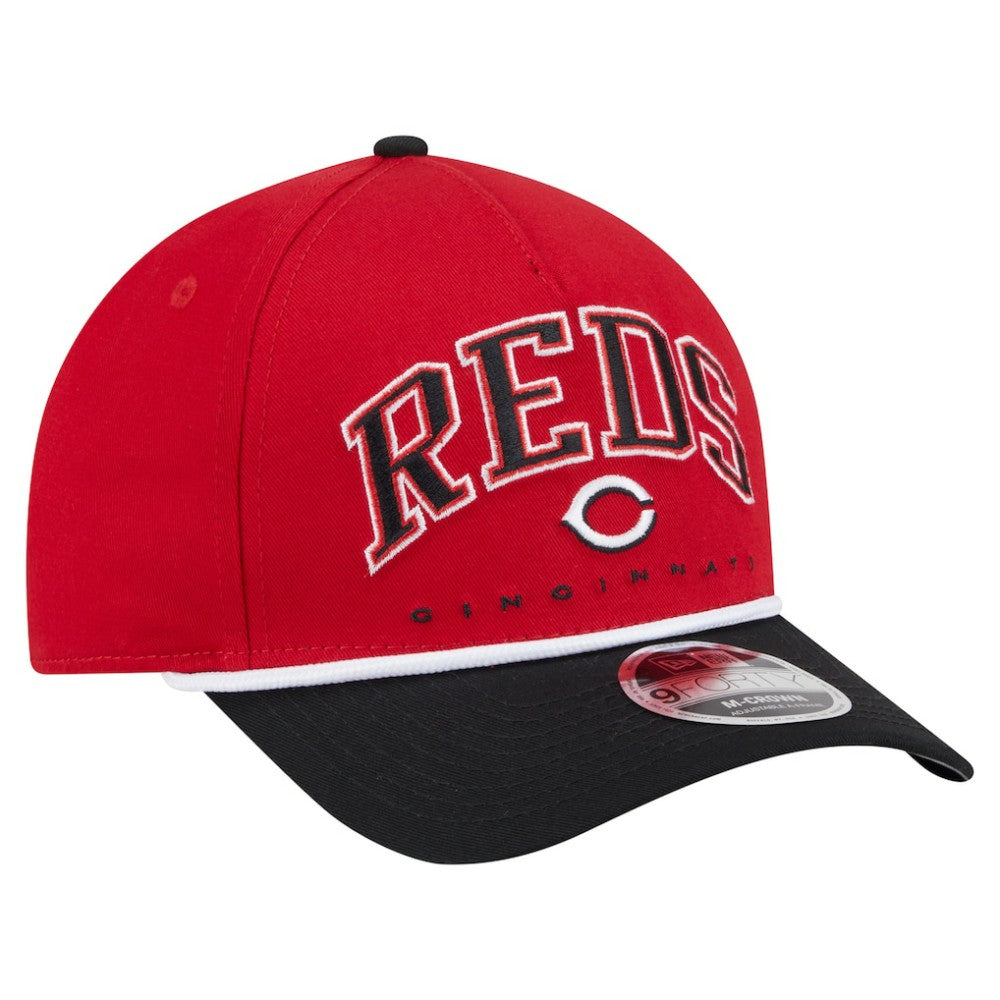 Cincinnati Reds New Era Arch 9FORTY A-Frame M-Crown Adjustable Hat - MLB