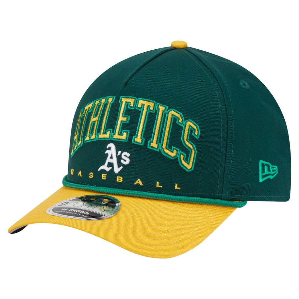 Athletics New Era Arch 9FORTY A-Frame M-Crown Adjustable Hat - MLB