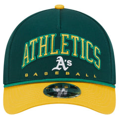 Athletics New Era Arch 9FORTY A-Frame M-Crown Adjustable Hat - MLB