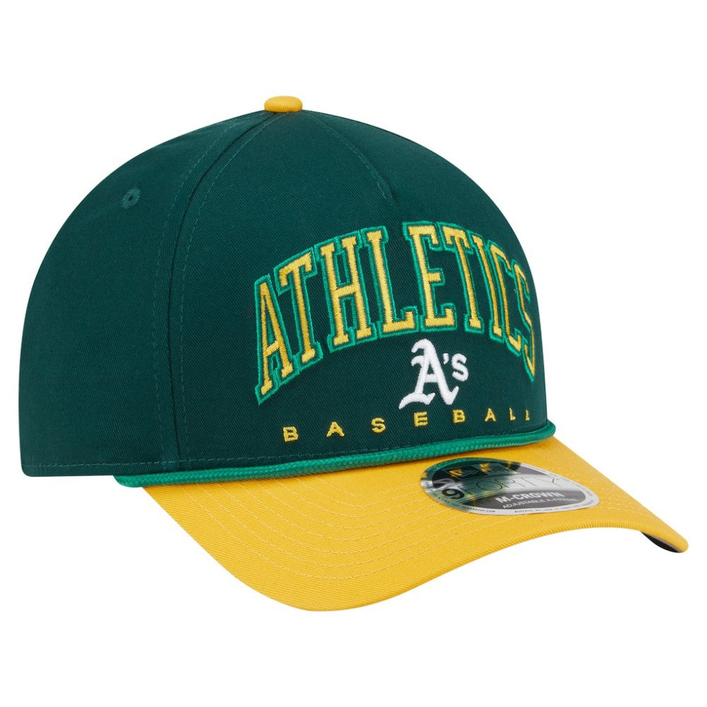 Athletics New Era Arch 9FORTY A-Frame M-Crown Adjustable Hat - MLB