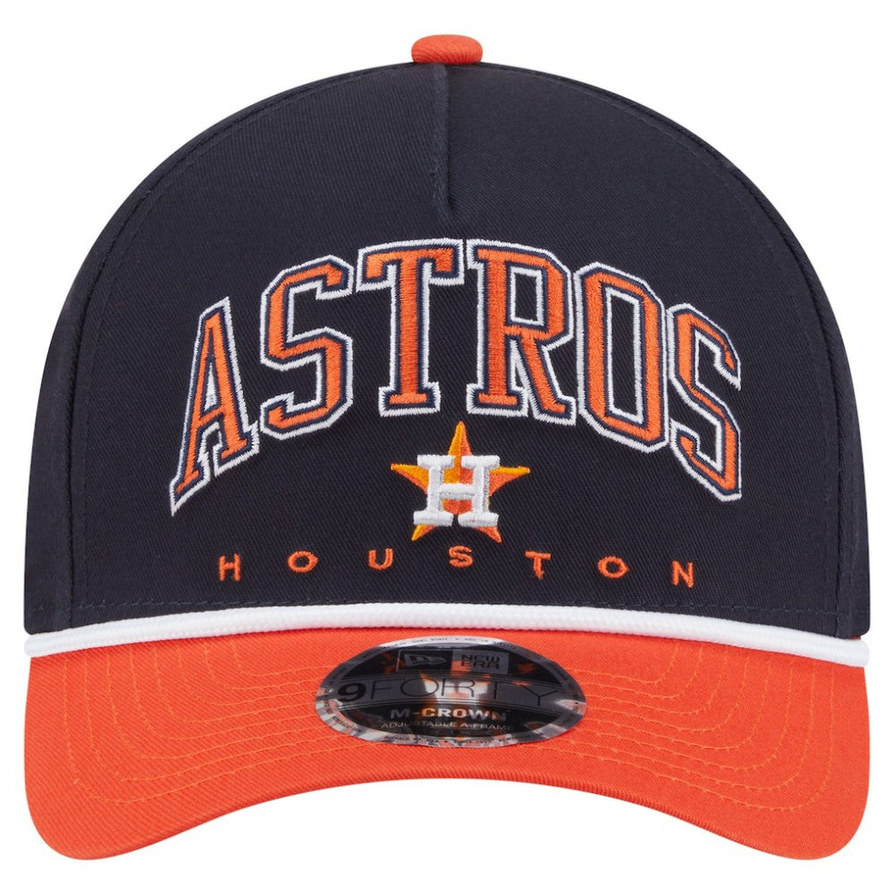 Houston Astros New Era Arch 9FORTY A-Frame M-Crown Adjustable Hat - MLB