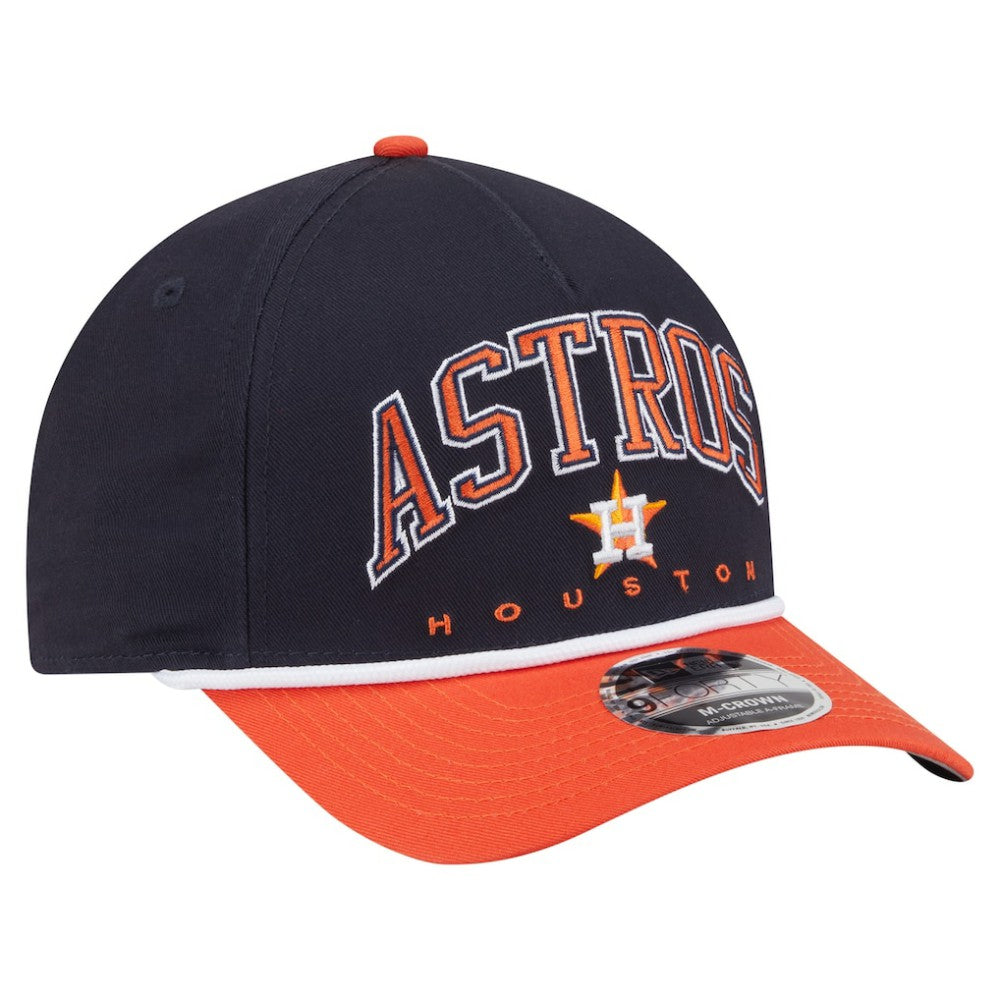 Houston Astros New Era Arch 9FORTY A-Frame M-Crown Adjustable Hat - MLB