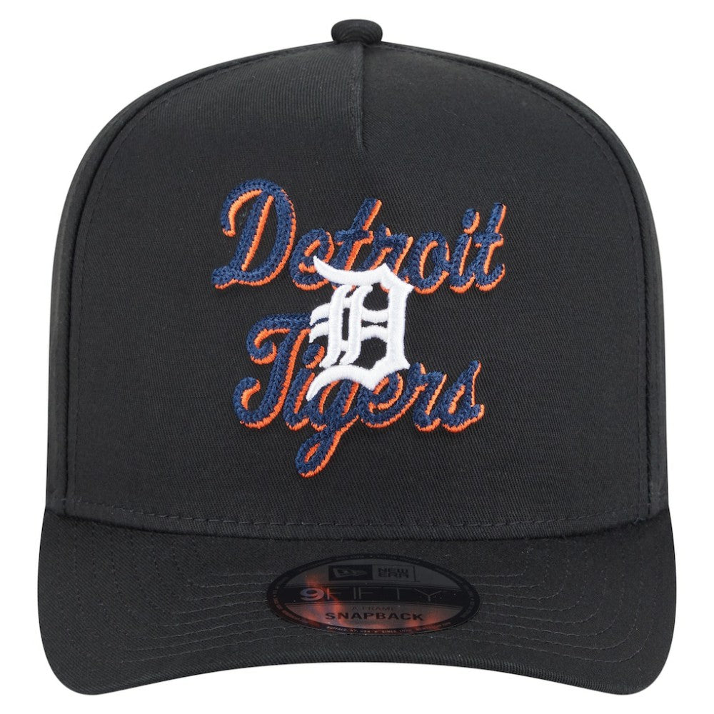Detroit Tigers New Era Chainstitch 9FIFTY A-Frame Snapback Hat - MLB