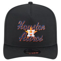 Houston Astros New Era Chainstitch 9FIFTY A-Frame Snapback Hat - MLB