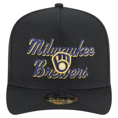 Milwaukee Brewers New Era Chainstitch 9FIFTY A-Frame Snapback Hat - MLB