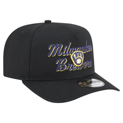 Milwaukee Brewers New Era Chainstitch 9FIFTY A-Frame Snapback Hat - MLB