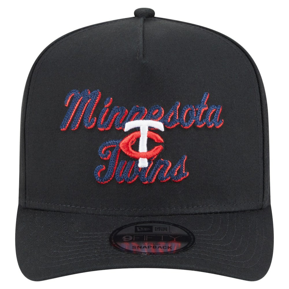 Minnesota Twins New Era Chainstitch 9FIFTY A-Frame Snapback Hat - MLB