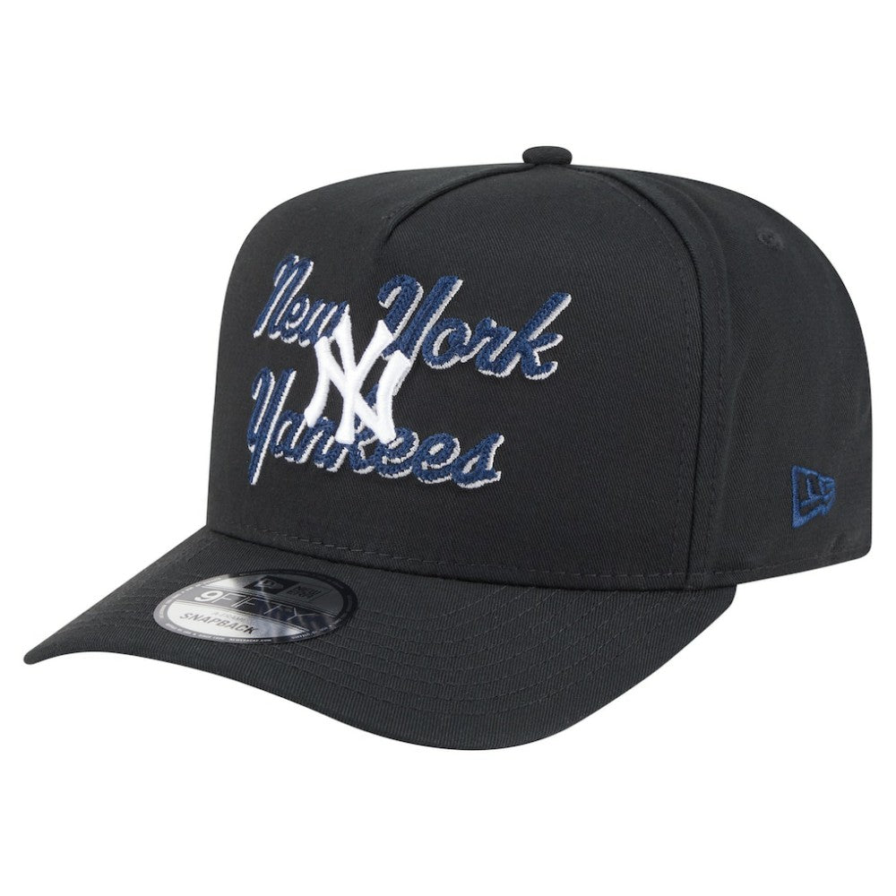 New York Yankees New Era Chainstitch 9FIFTY A-Frame Snapback Hat - MLB