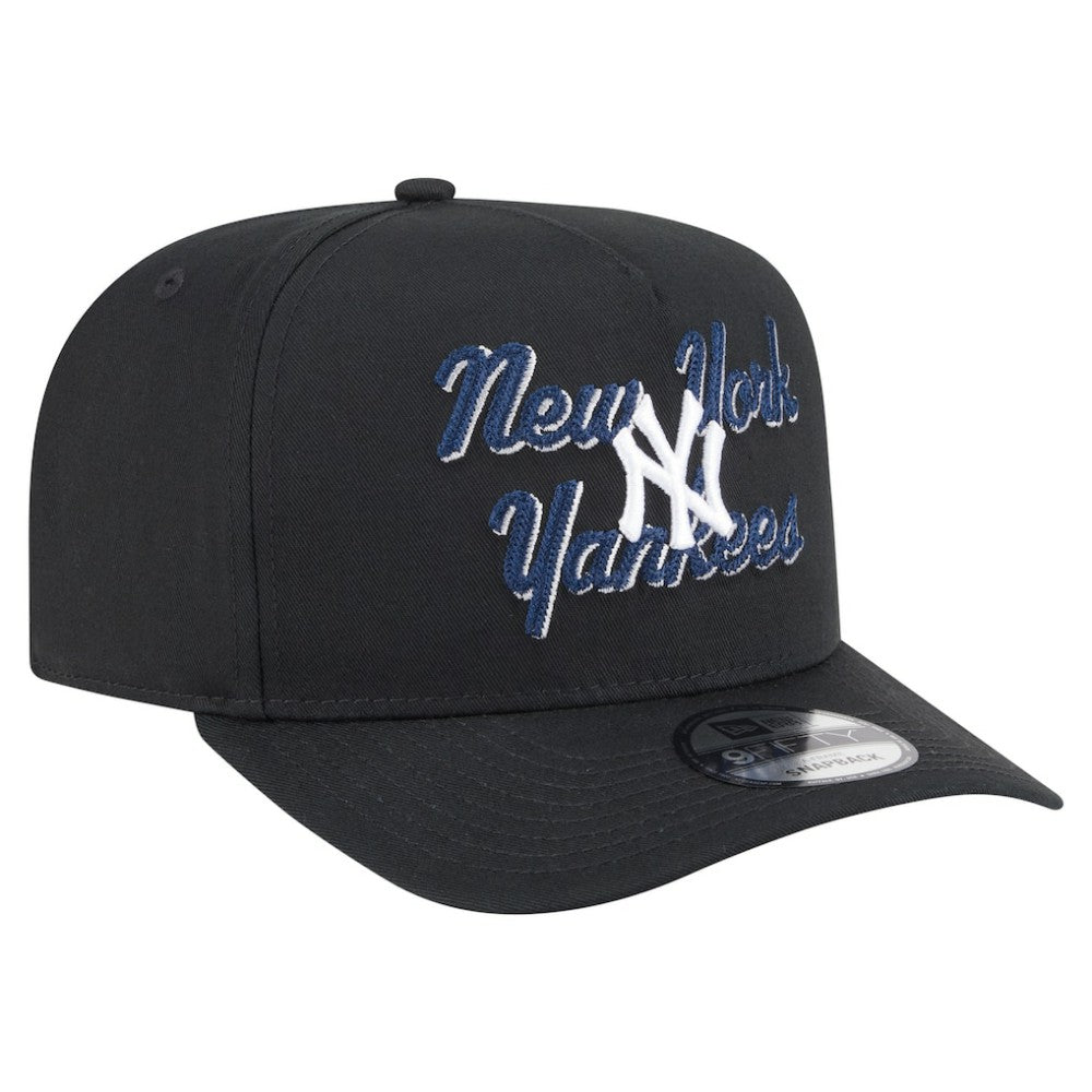 New York Yankees New Era Chainstitch 9FIFTY A-Frame Snapback Hat - MLB