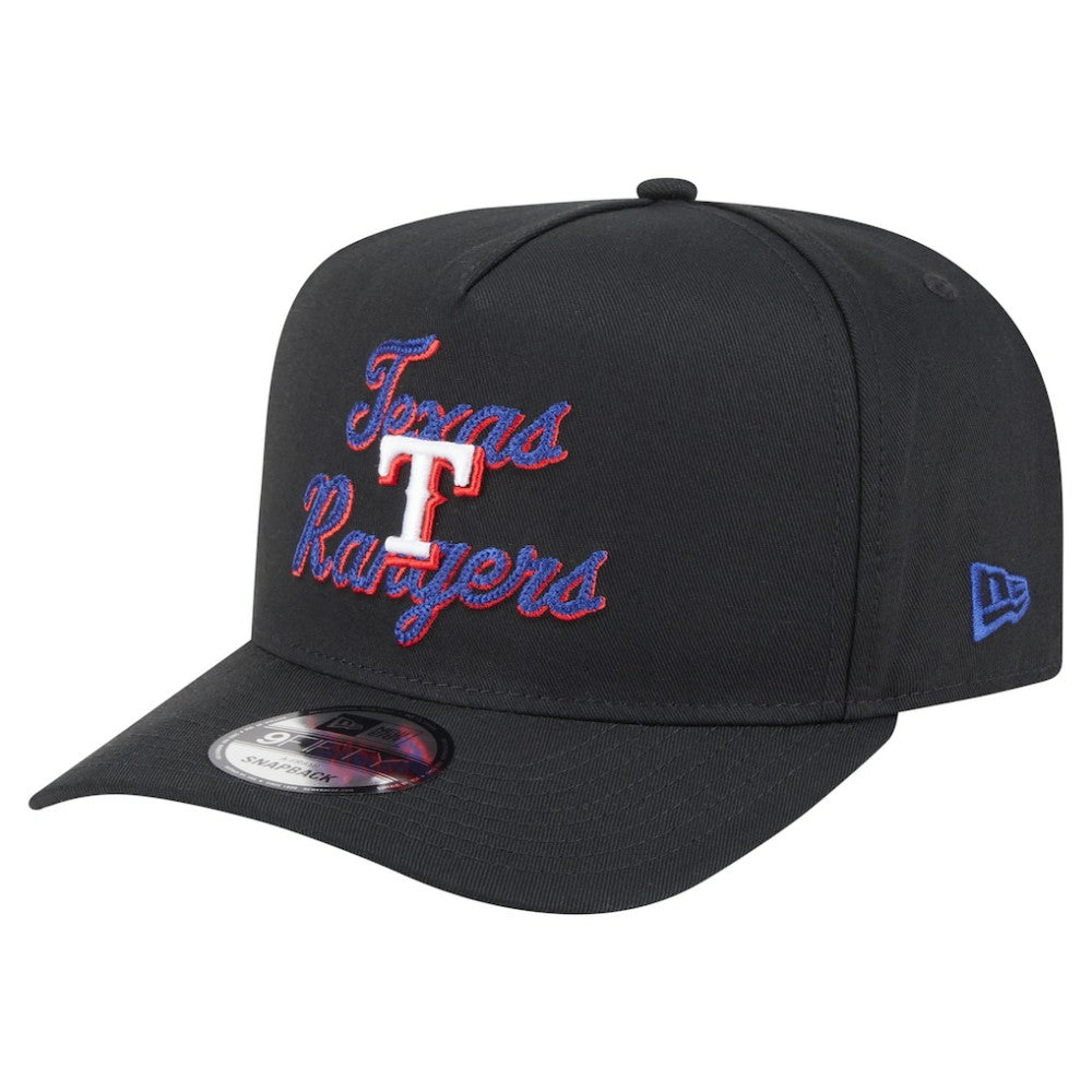 Texas Rangers New Era Chainstitch 9FIFTY A-Frame Snapback Hat - MLB