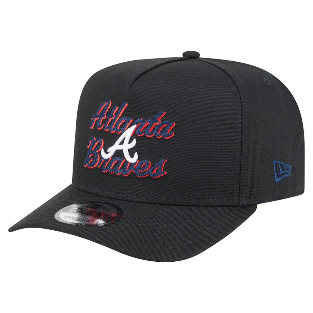Atlanta Braves New Era Chainstitch 9FIFTY A-Frame Snapback Hat - MLB