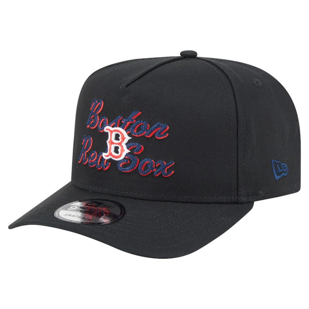 Boston Red Sox New Era Chainstitch 9FIFTY A-Frame Snapback Hat - MLB