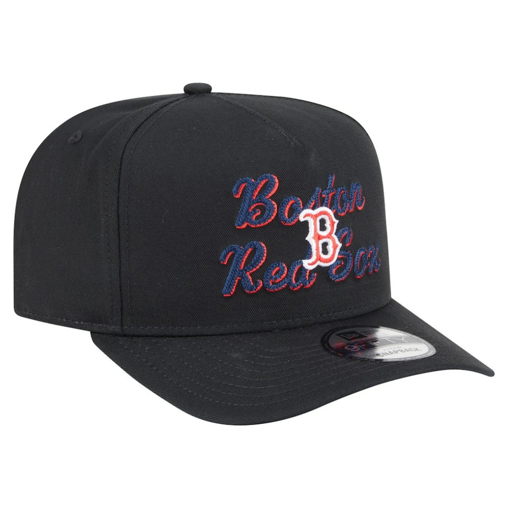 Boston Red Sox New Era Chainstitch 9FIFTY A-Frame Snapback Hat - MLB