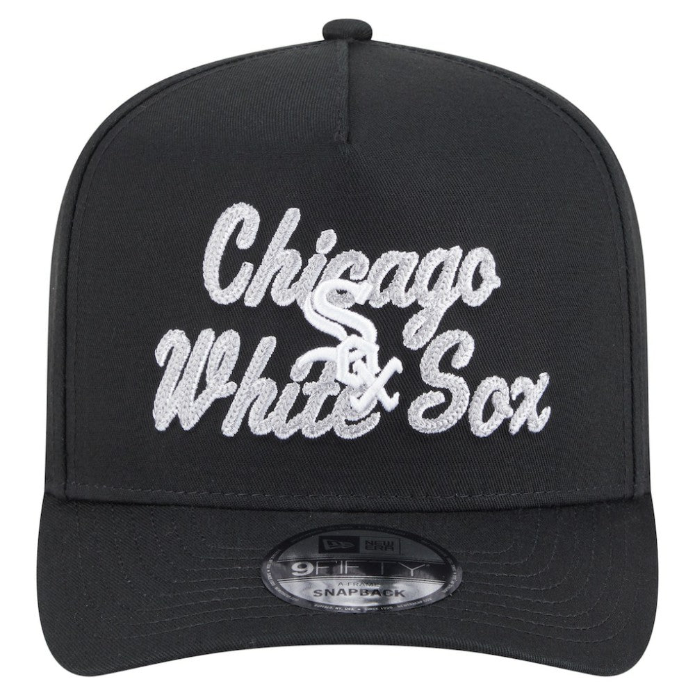 Chicago White Sox New Era Chainstitch 9FIFTY A-Frame Snapback Hat - MLB