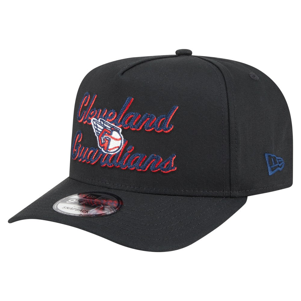 Cleveland Guardians New Era Chainstitch 9FIFTY A-Frame Snapback Hat - MLB