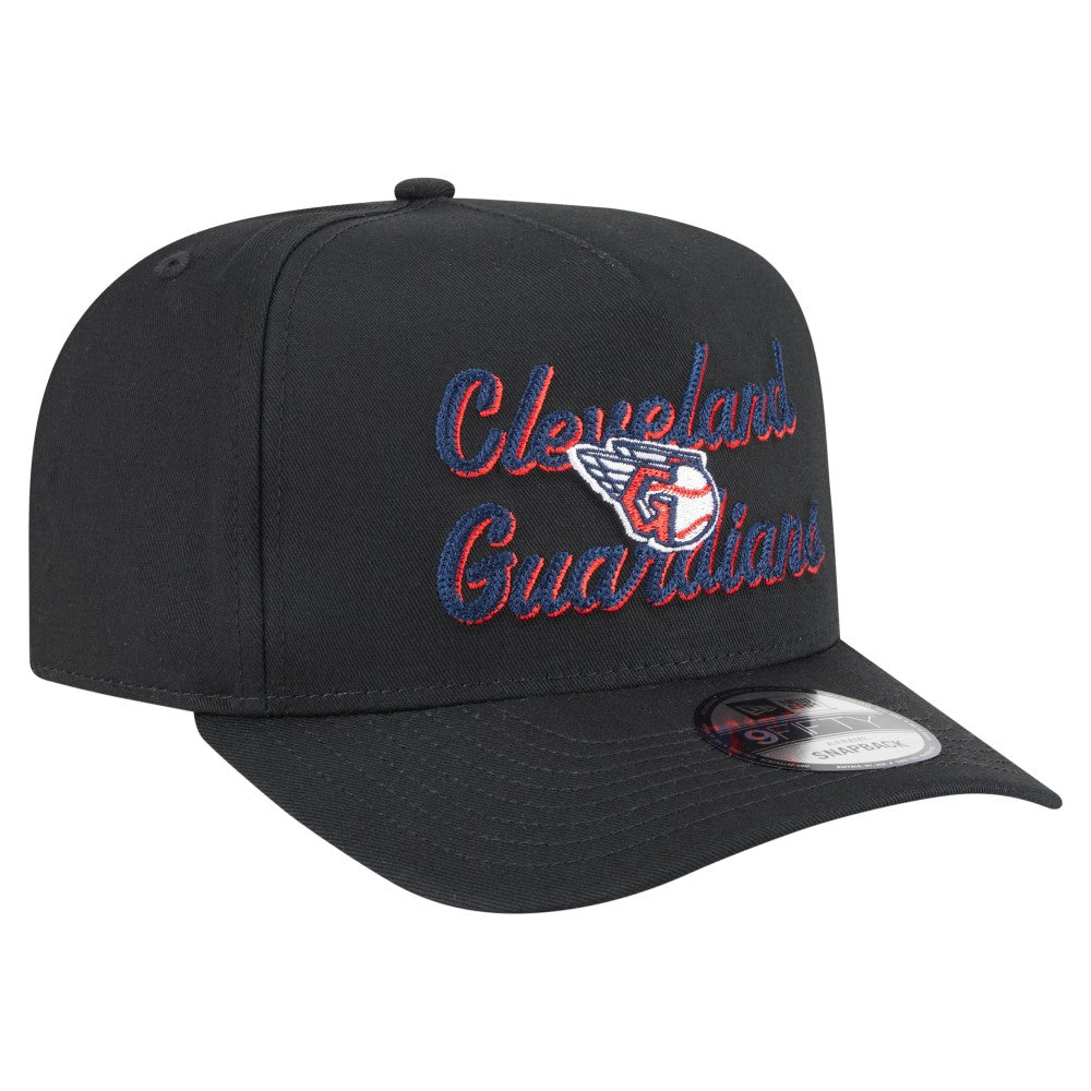 Cleveland Guardians New Era Chainstitch 9FIFTY A-Frame Snapback Hat - MLB