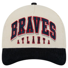 Atlanta Braves New Era Sided Corduroy 9FORTY A-Frame Adjustable Hat - MLB
