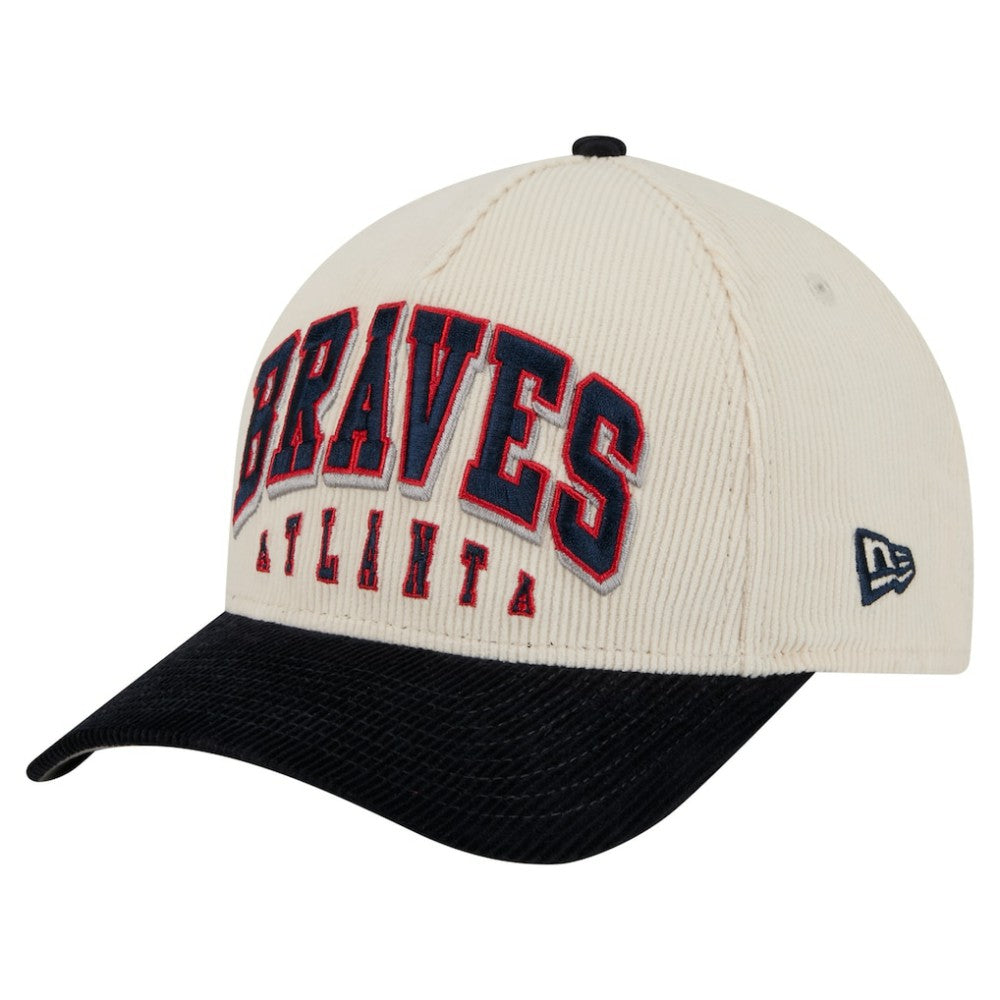 Atlanta Braves New Era Sided Corduroy 9FORTY A-Frame Adjustable Hat - MLB