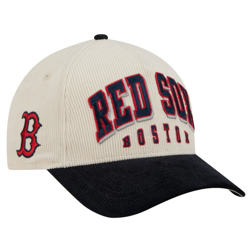 Boston Red Sox New Era Sided Corduroy 9FORTY A-Frame Adjustable Hat - MLB