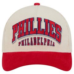 Philadelphia Phillies New Era Sided Corduroy 9FORTY A-Frame Adjustable Hat - MLB